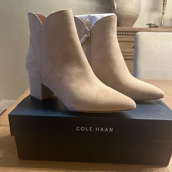 Cole Haan Shoes - Cole Haan Tan Ankle Boots